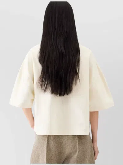 Jacquemus Le T-shirt Corto Logo-embroidered Cotton T-shirt In Blue