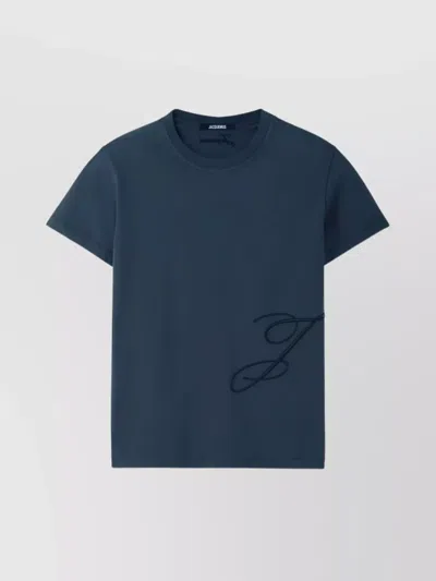 Jacquemus Le T-shirt J In Blue