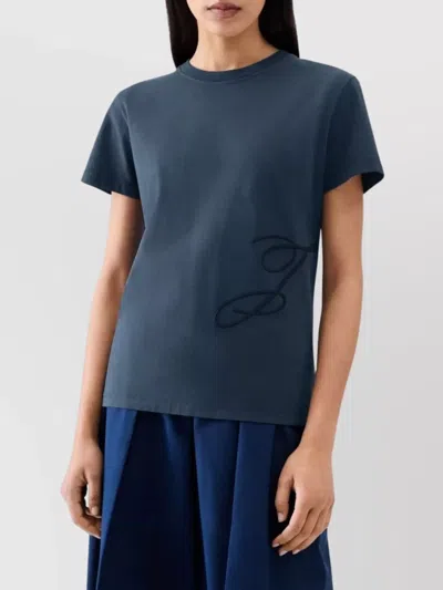 Jacquemus Le T-shirt J In Blue