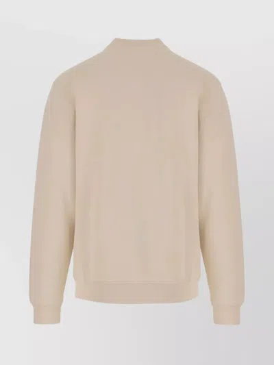 Jacquemus Cotton Sweatshirt In Neutral