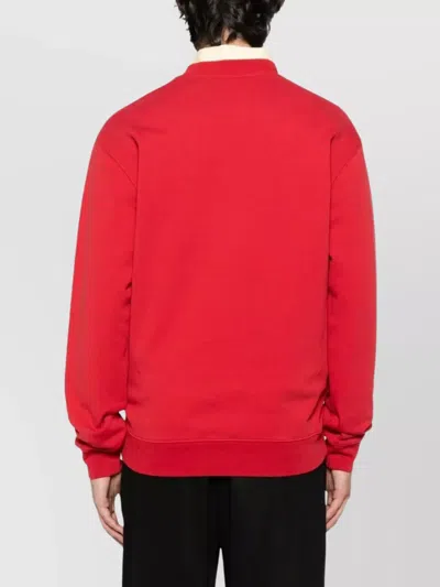 Jacquemus Le Sweatshirt Gros Grain In Red