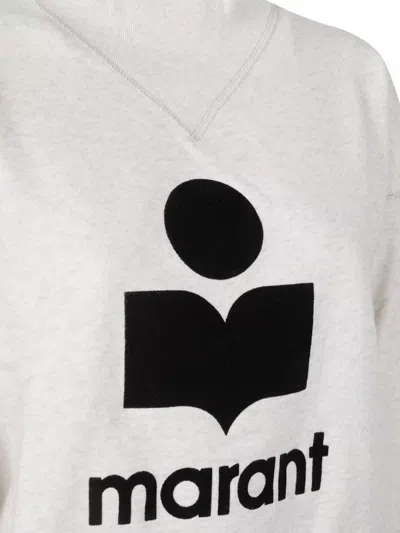 Isabel Marant Étoile Ecru Moby Crewneck In Gray