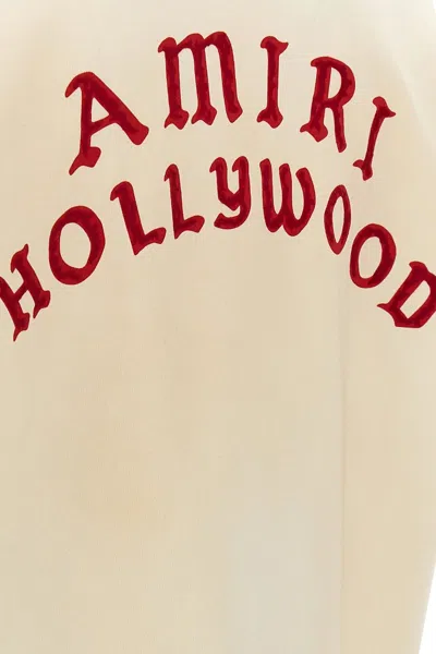 Amiri Hollywood Oversized T-shirt In Neutral