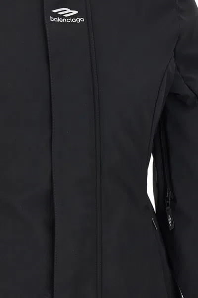 Balenciaga Women 3b Sports Icon Ski Hourglass Parka In Blue