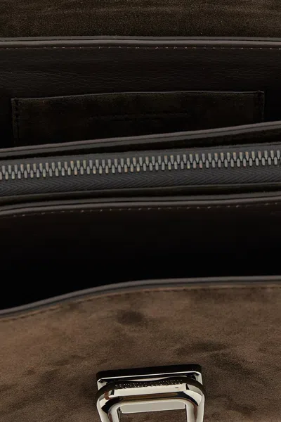 Brunello Cucinelli Sartorial Shoulder Bag In Brown