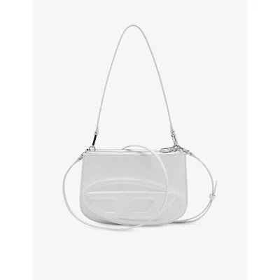 Diesel White 1dr Twin Shoulder Bag