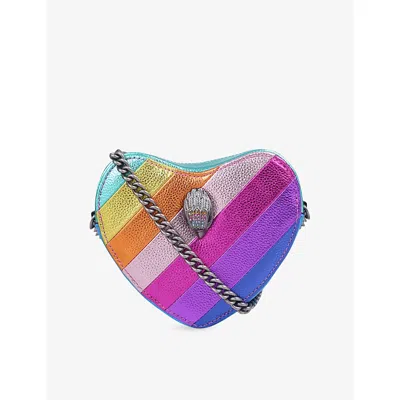 Kurt Geiger Kensington Heart Shape Crossbody In Multi