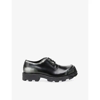 Diesel D-hammer-leather Lace-up Shoes With Oval D Toe Cap