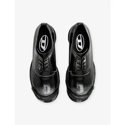 Diesel D-hammer-leather Lace-up Shoes With Oval D Toe Cap