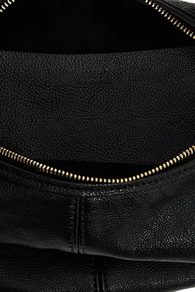 Chloé Chloè Hobo Bag Grained Leather Bag In Black