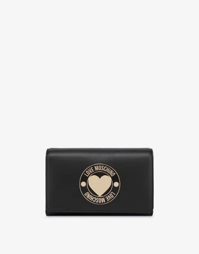 Love Moschino Decorated Shoulder Bag In Black