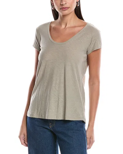 James Perse Solid T-shirt In Brown