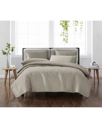 Cannon Solid Comforter Set In Neutral