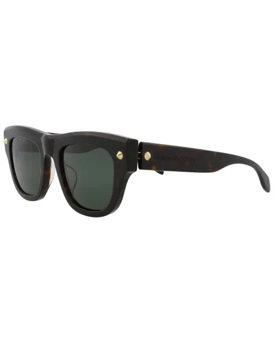 Alexander Mcqueen Men's Am0425s 51mm Sunglasses In Brown