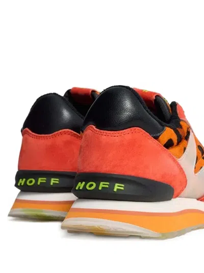 Hoff Panelled Sneakers In Orange
