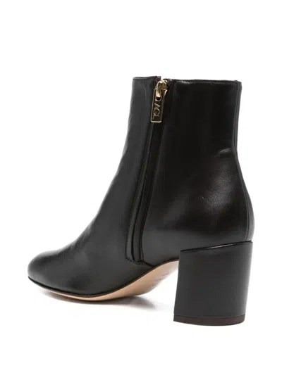 Agl Attilio Giusti Leombruni 60mm Block-heel Leather Boots In Black
