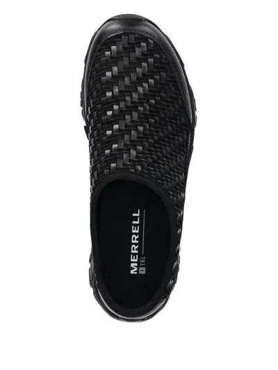 Merrell Textured Woven Clog In Black