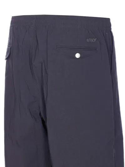 Autry Elasticated-waist Trousers In Blue