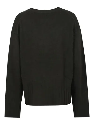 Allude Suéter Cuello Redondo - Negro In Black