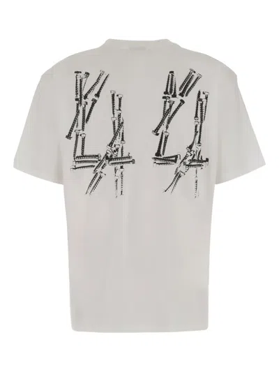 44 Label Group Screw-face Graphic T-shirt In Gray