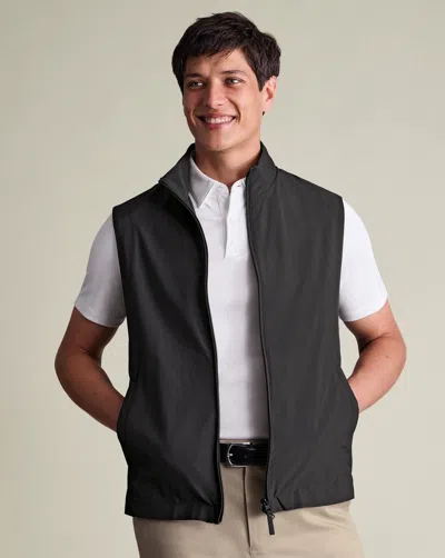 Charles Tyrwhitt Men's  Performance Shell Gilet In Gray