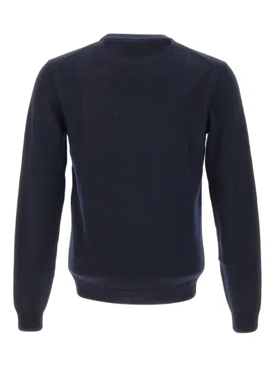 LOGO刺绣圆领毛衣