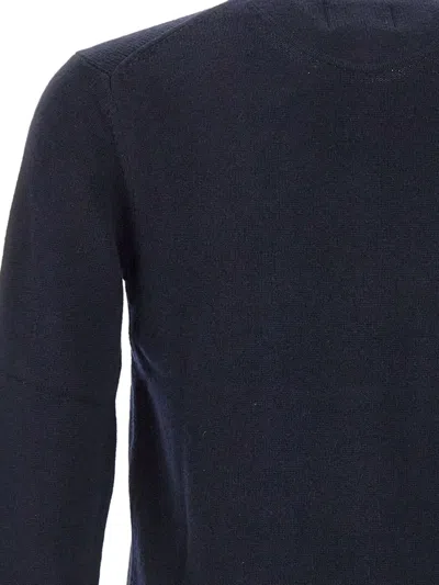 LOGO刺绣圆领毛衣