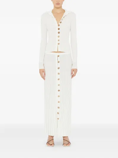 Christopher Esber Button-details Cardigan In White