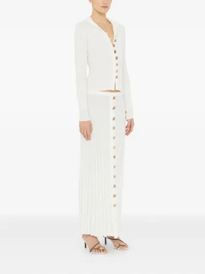 Christopher Esber Button-details Cardigan In White