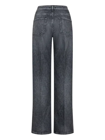 Seventy Belt Loop Denim Trousers In Black