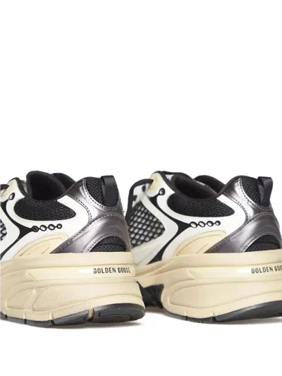 Golden Goose Light-star White Black Leather Sneaker In White