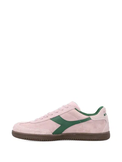 Diadora Men Pink Lace Up Sneakers, 6 Luxury Sneakers For Men Darveys In Pink