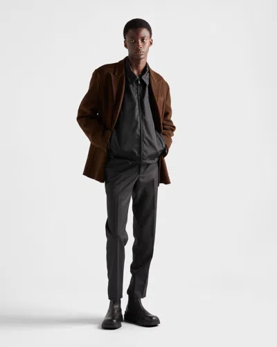 Prada Re-nylon Jacket In Black