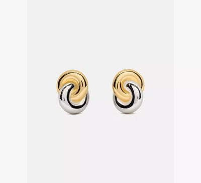 Kate Spade New York Interlock Polished Stud Earrings In Gold