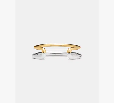 Kate Spade New York Interlock Cuff Bangle Bracelet In Multi