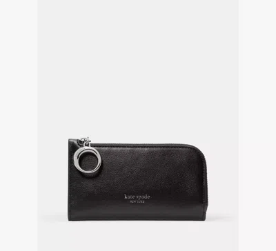 Kate Spade Halo Small Bifold Wallet In Black