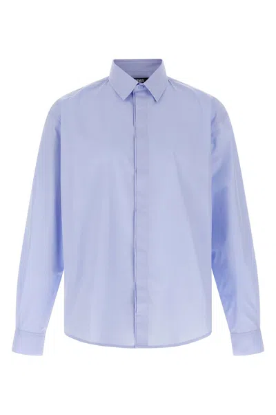 Jacquemus Classic-collar Shirt In Blue