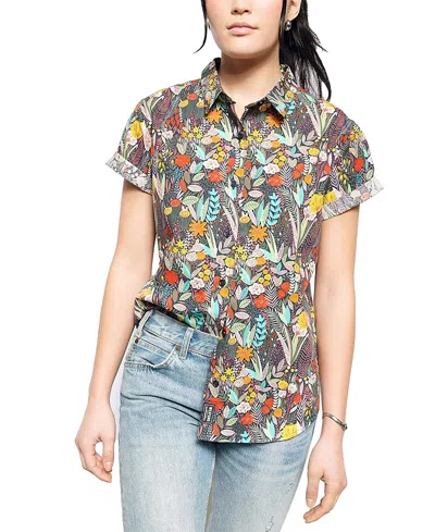 Wildfang The Essential Button Up Shirt In Multi