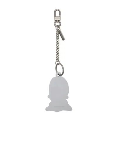 Marc Jacobs Charm Keychain In Metallic
