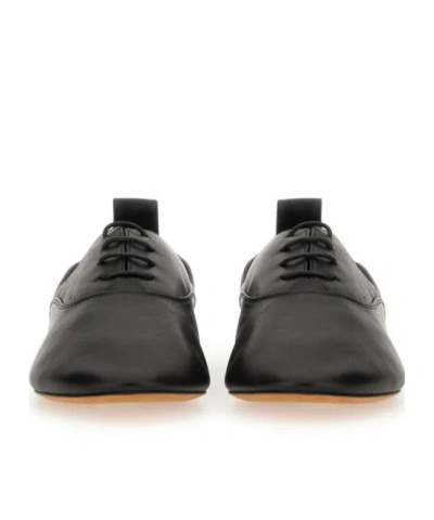 Lanvin Women's Lace Up Slipper Sandal In Black