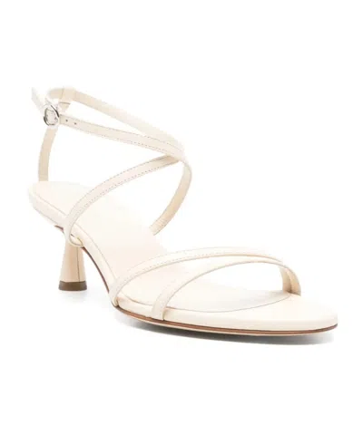 Aeyde Women's Maeve Nappa Leather Creamy Sandal In White