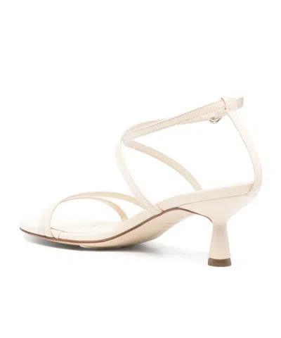 Aeyde Women's Maeve Nappa Leather Creamy Sandal In White
