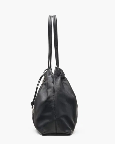 Marc Jacobs Cristina Tote With Chain Embellishments And Drawstring Closure In Black