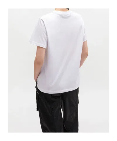 Ganni Neon Kitty Bright White T-shirt In White