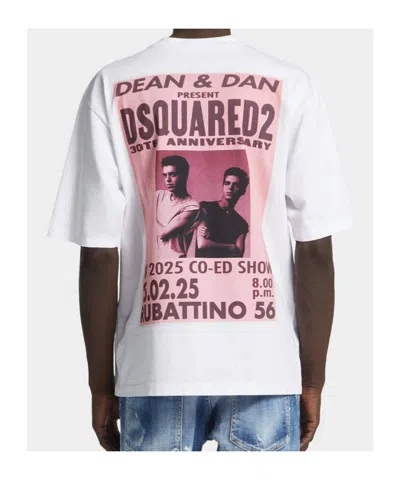 Dsquared2 Exclusive Design T-shirt In White
