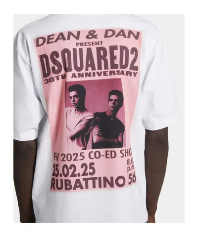 Dsquared2 Exclusive Design T-shirt In White