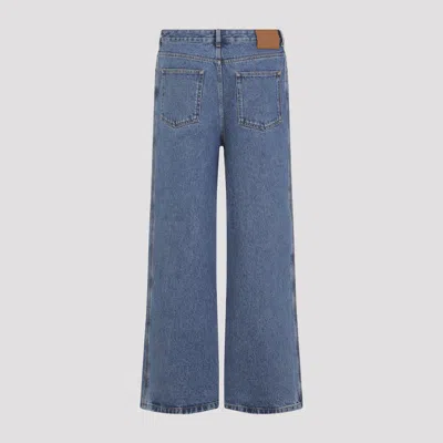 Loewe Anagram Baggy Jean In Blue