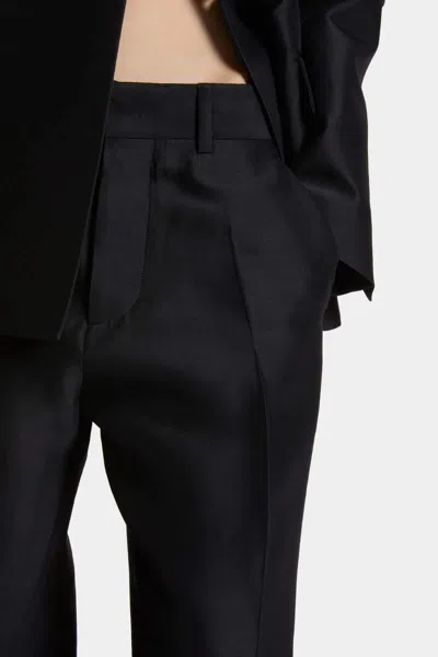 Dsquared2 Double-breasted Suit In Black