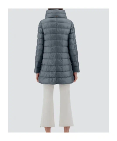 Herno Turtleneck Down Jacket In Gray