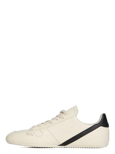 Rick Owens Basic Low-top Rubber Sole Sneakers In Multi